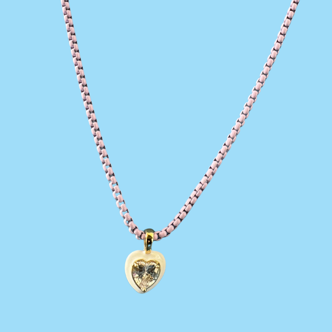 Violet Vibe Purple Chain Necklace