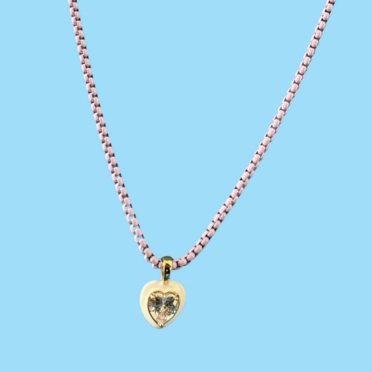 Violet Vibe Purple Chain Necklace