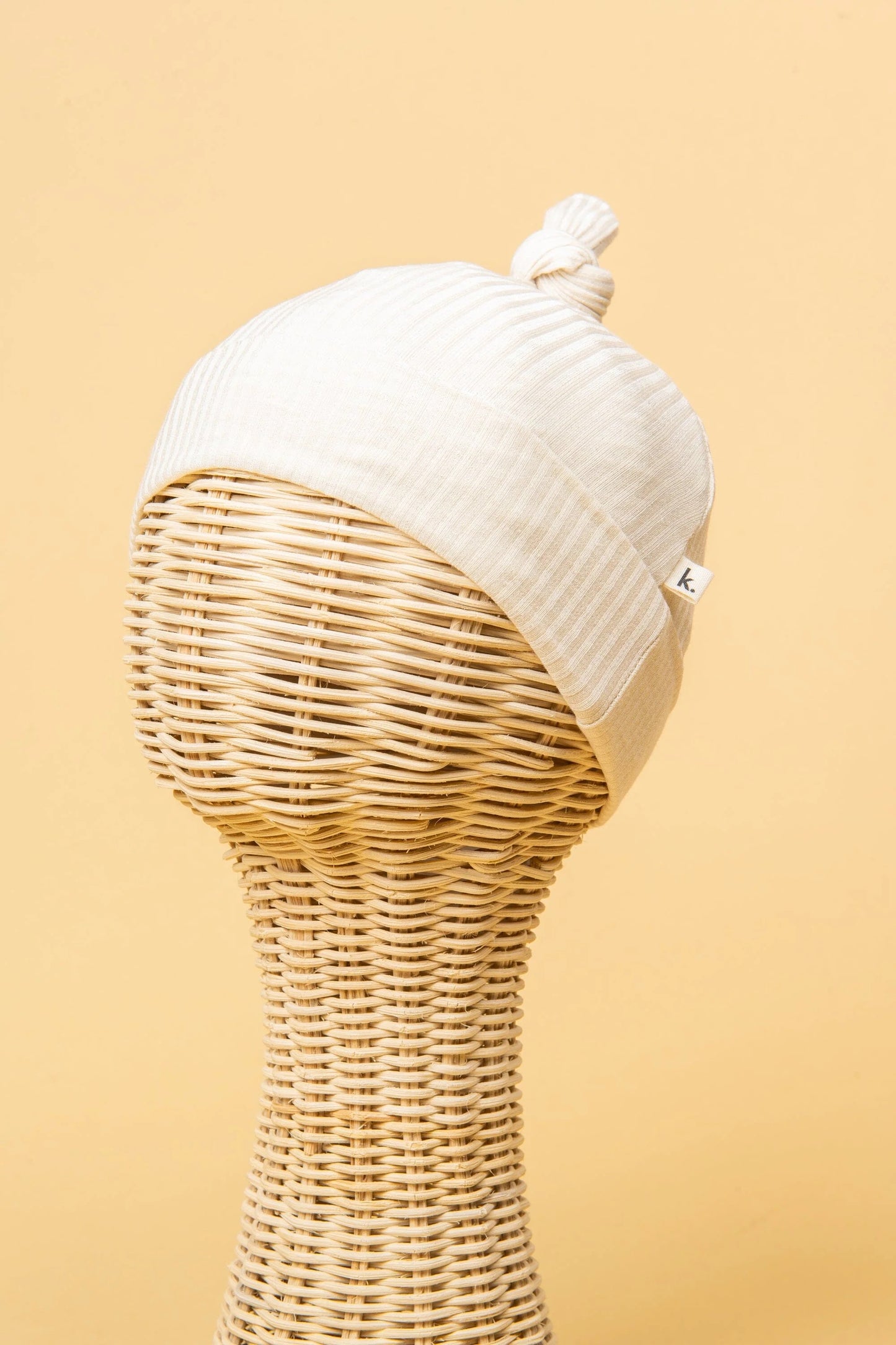 Bamboo Stretch Beanie / Ivory