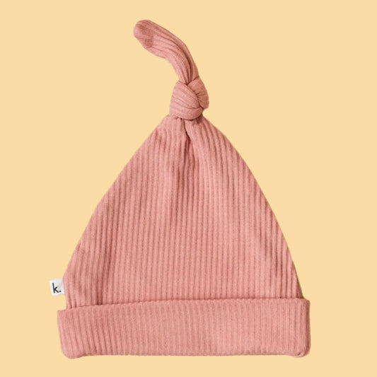 Bamboo Stretch Beanie / Blush