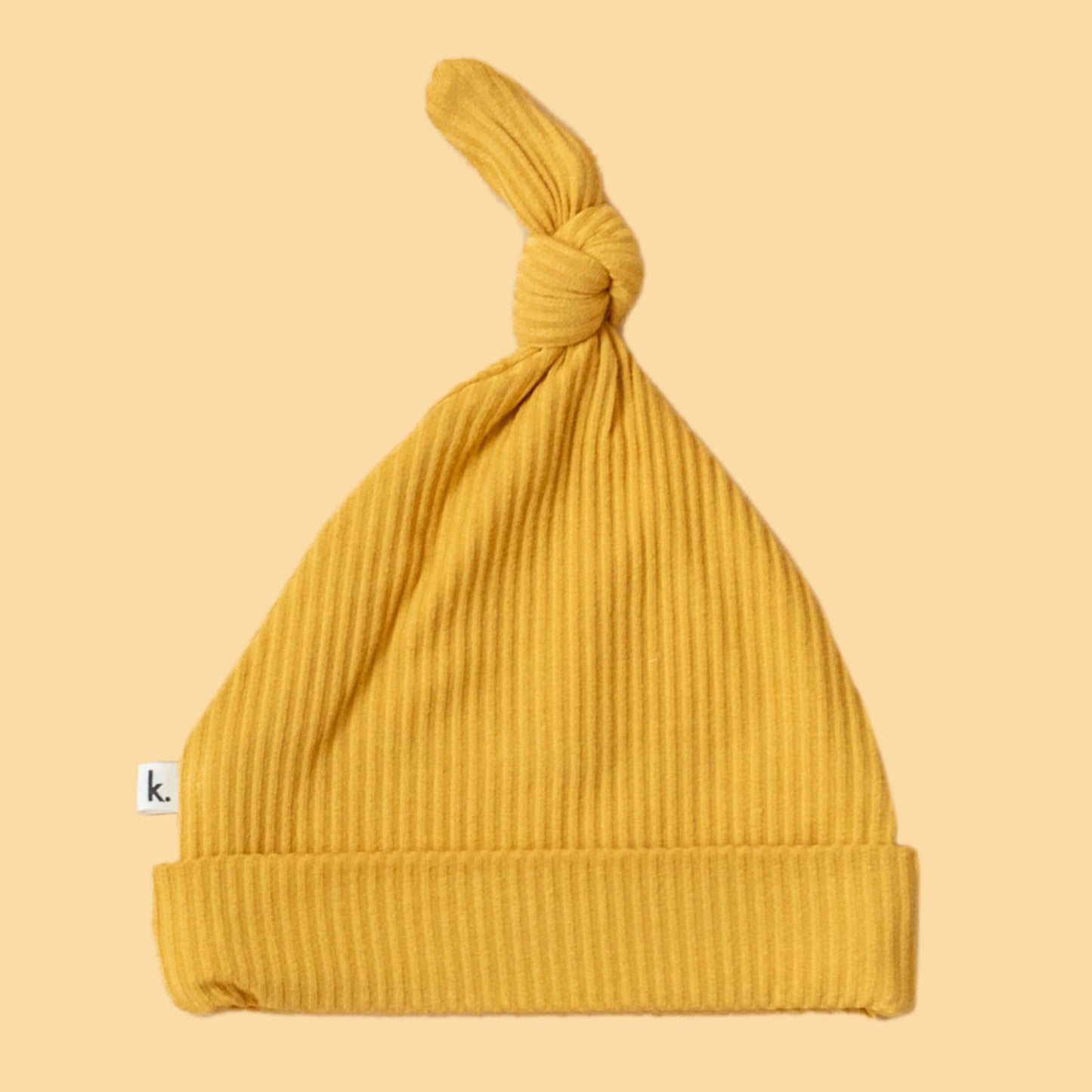 Bamboo Stretch Beanie / Mustard