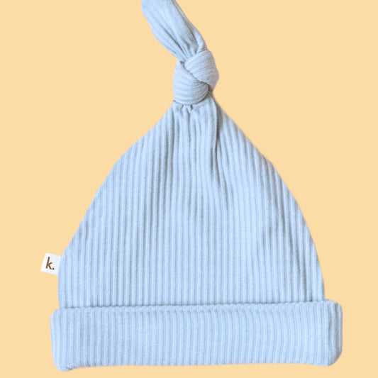 Bamboo Stretch Beanie / Pastel Sky