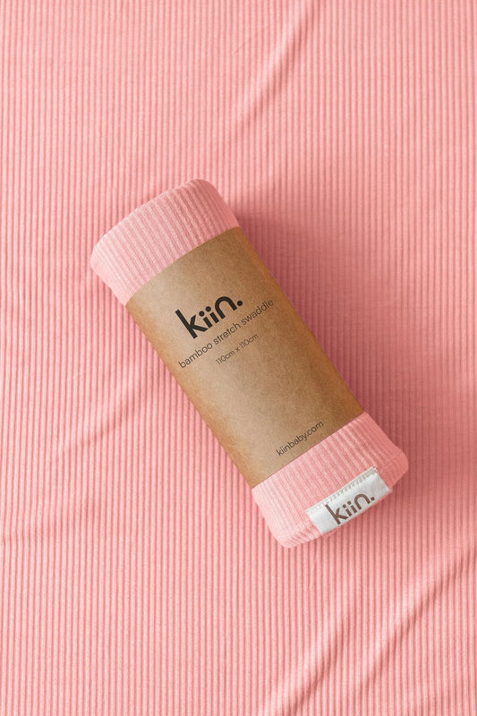 Bamboo Stretch Swaddle / Peony