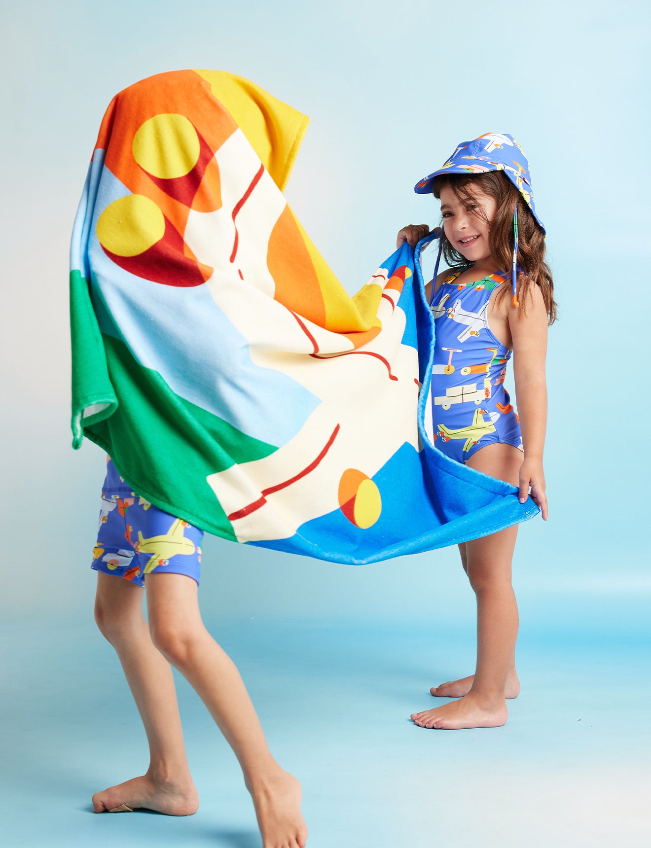 Beep Beep Kids Beach Towel