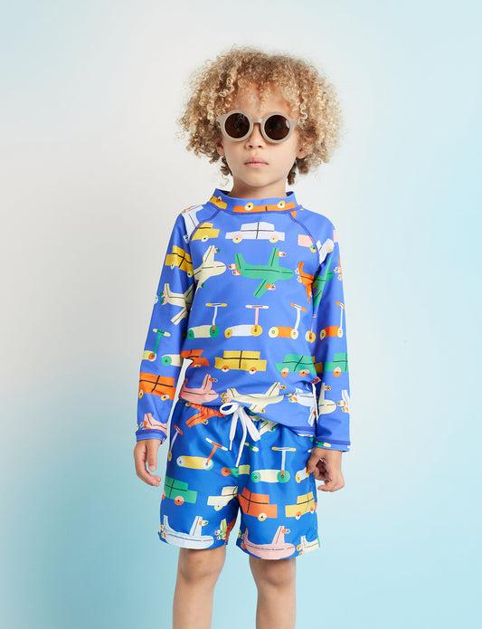 Beep Beep Long Sleeve Rash Vest