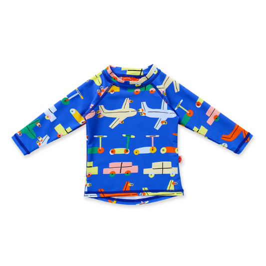 Beep Beep Long Sleeve Rash Vest