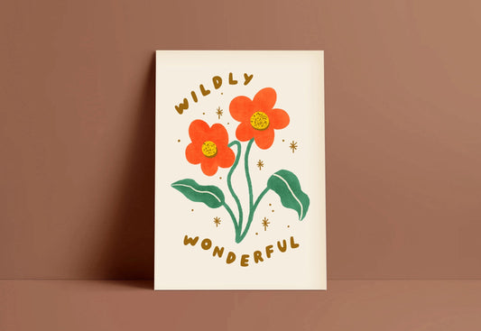 Wildly Wonderful Flowers Art Print