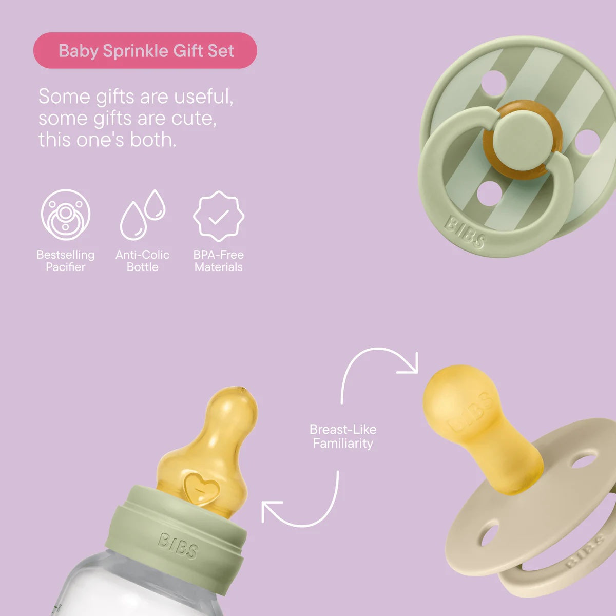 Baby Sprinkle Gift Set / Sage