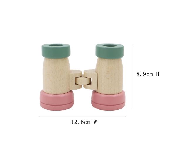Wooden Binoculars / Pink