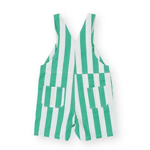 Happy Stripe Button Burton Overalls