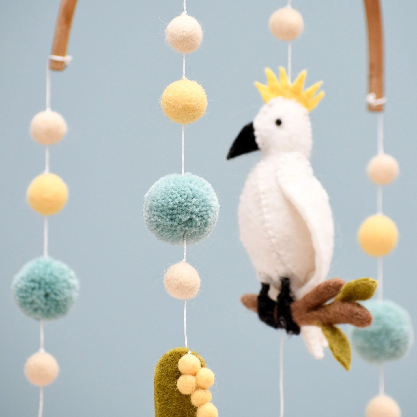 Baby Cot Mobile / Cockatoo