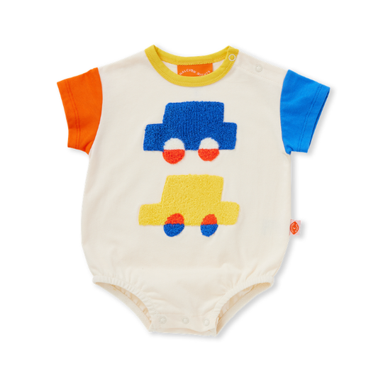 Beep Beep Cotton Short Sleeve Bodysuit
