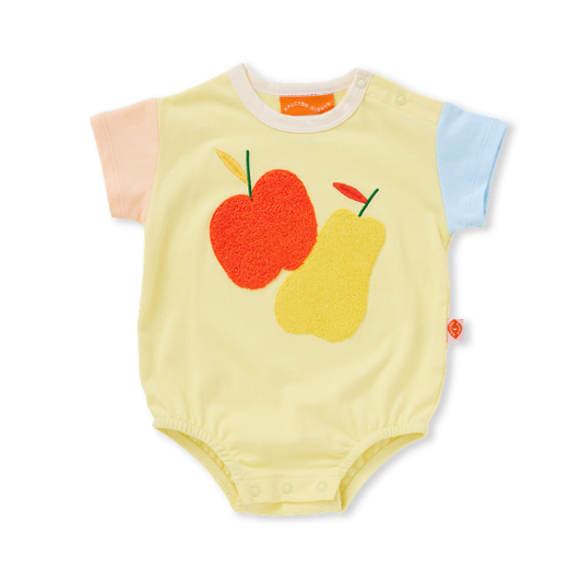 Tiny Orchard Cotton Short Sleeve Bodysuit