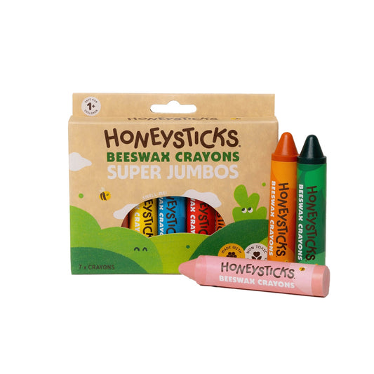 Beeswax Crayons Super Jumbos