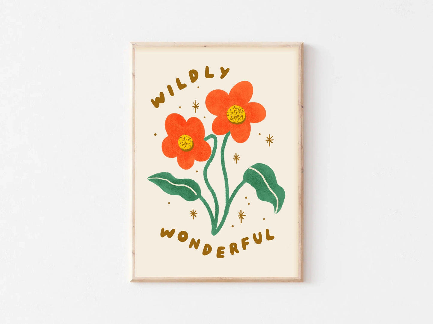 Wildy Wonderful Flowers Art Print