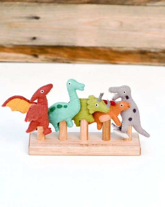 Dinosaur Finger Puppet Set