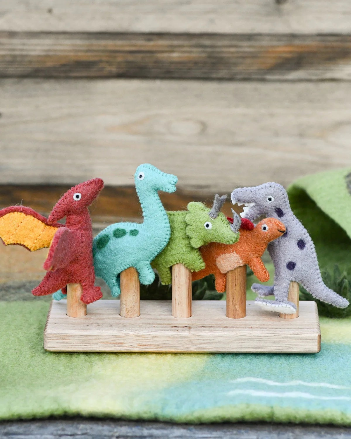 Dinosaur Finger Puppet Set