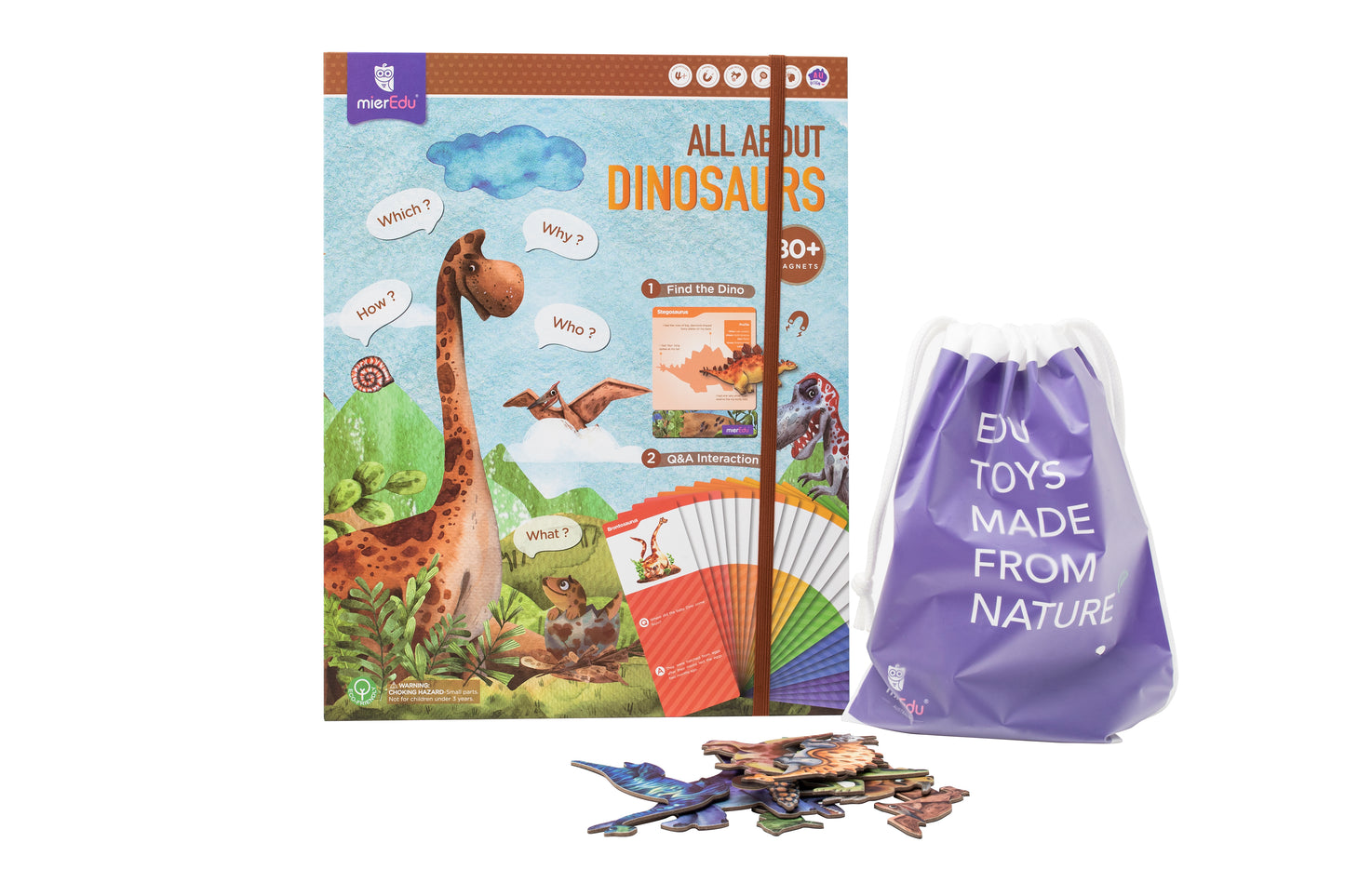 Magnetic Puzzle Large / All About Dinosaurs