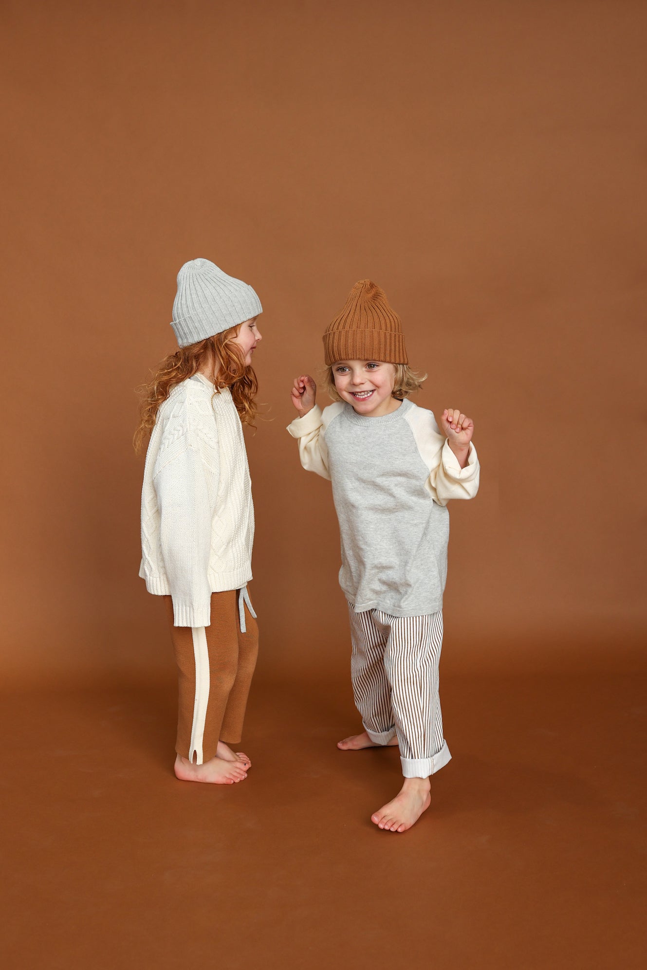 Raglan Long Sleeve Tee / Grey Marle