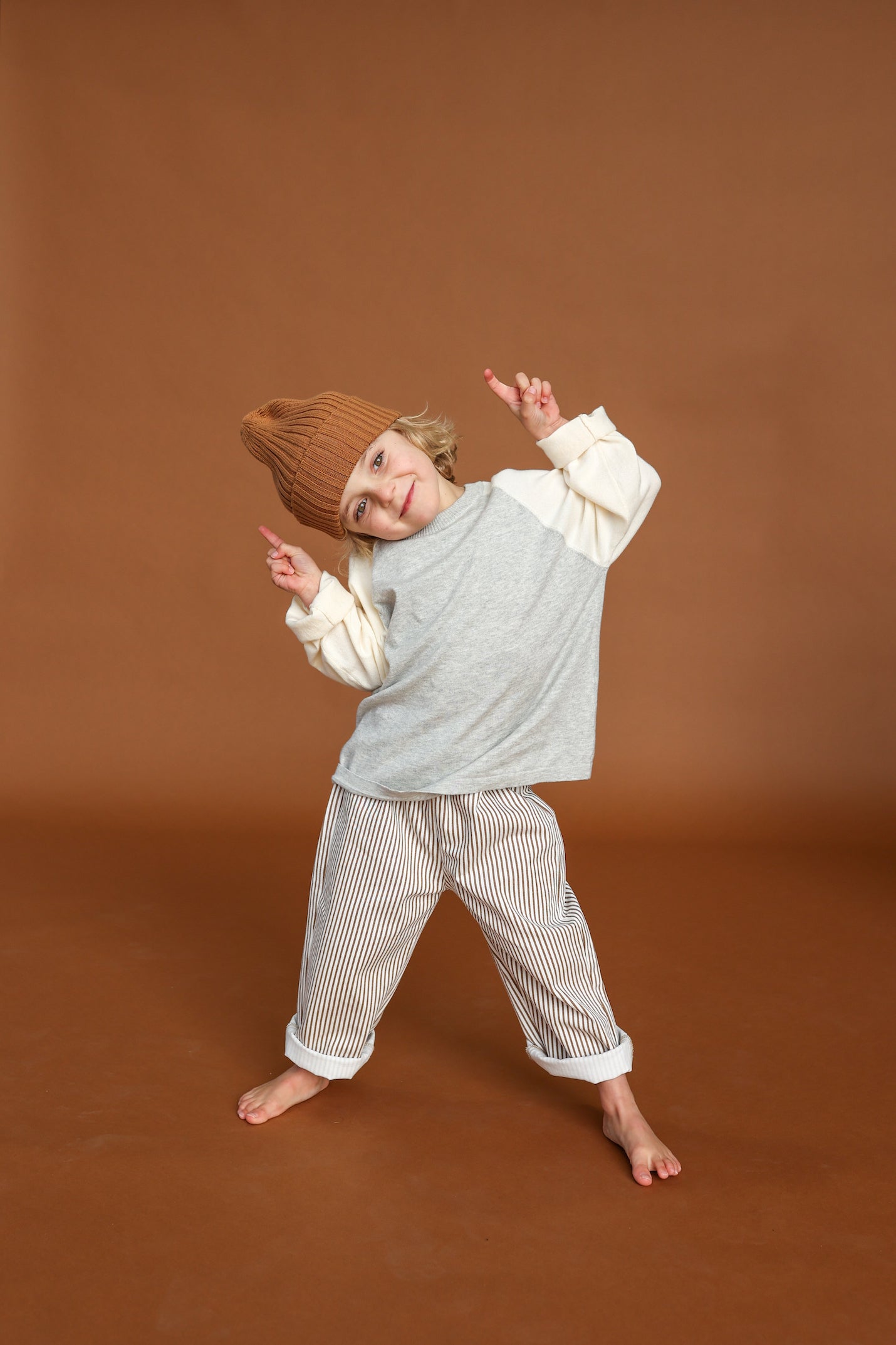 Raglan Long Sleeve Tee / Grey Marle