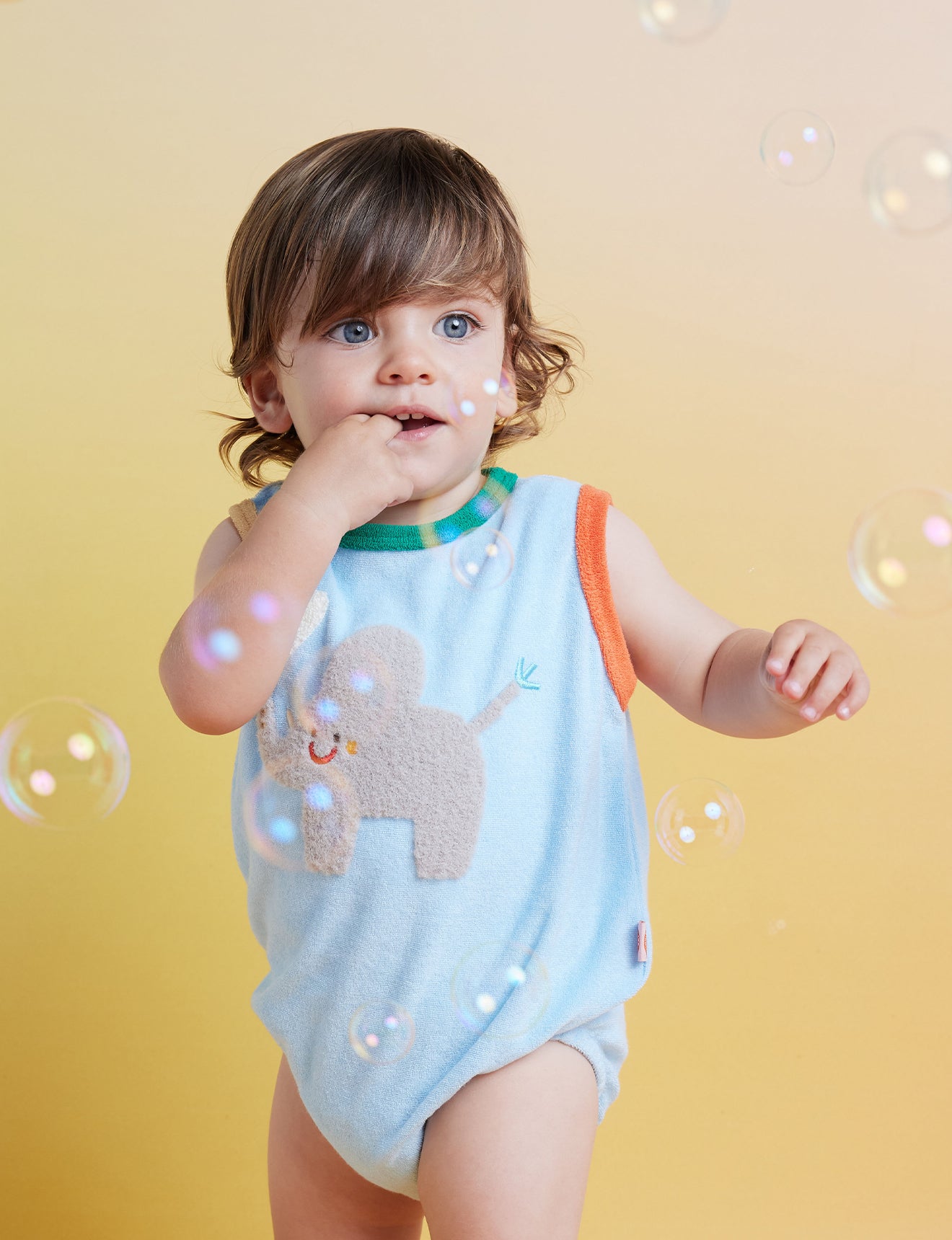 Zoo Crew Blue Terry Singletsuit