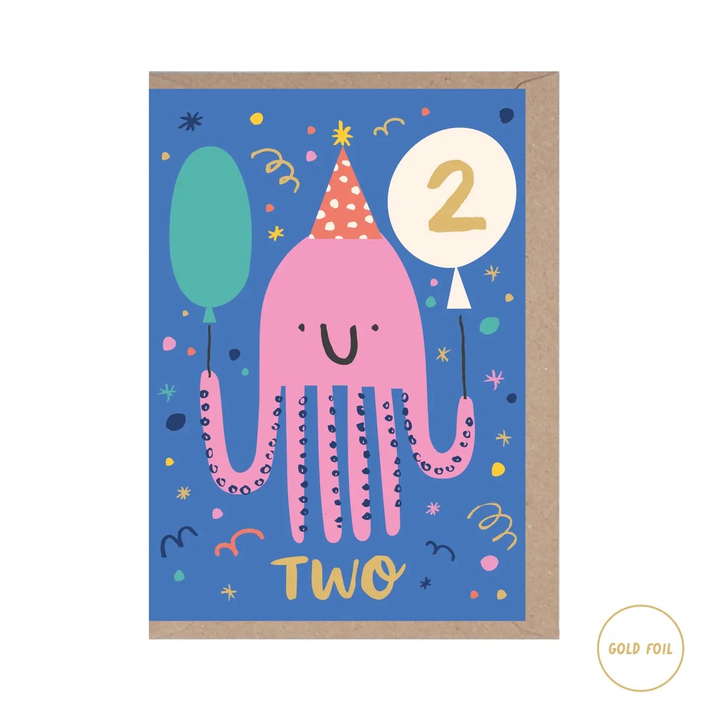2nd Birthday Octopus Card