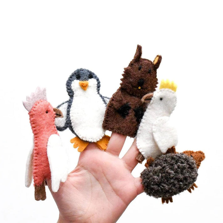 Australian Animals B Finger Puppet Set – Little General Kids