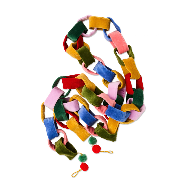 Festive Velvet Chain Garland