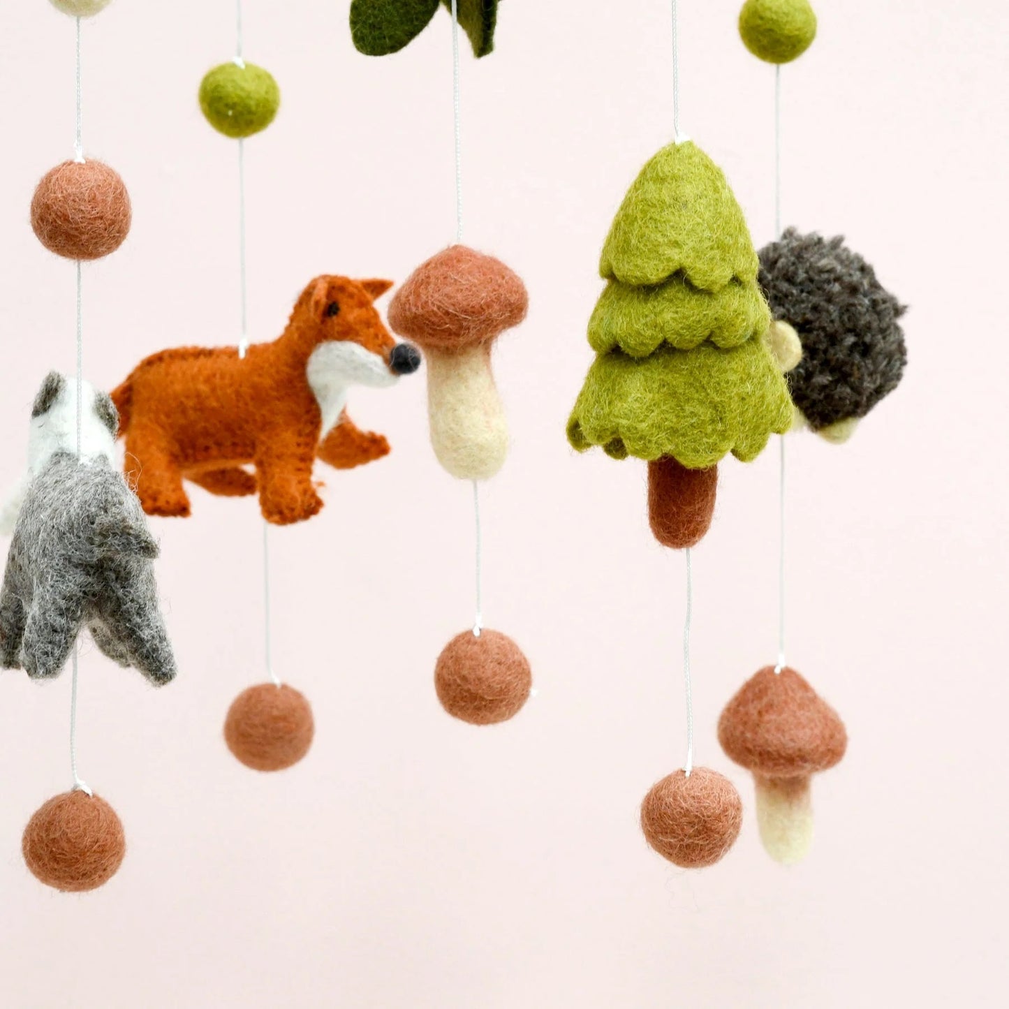 Nursery Cot Mobile / Woodland Animals