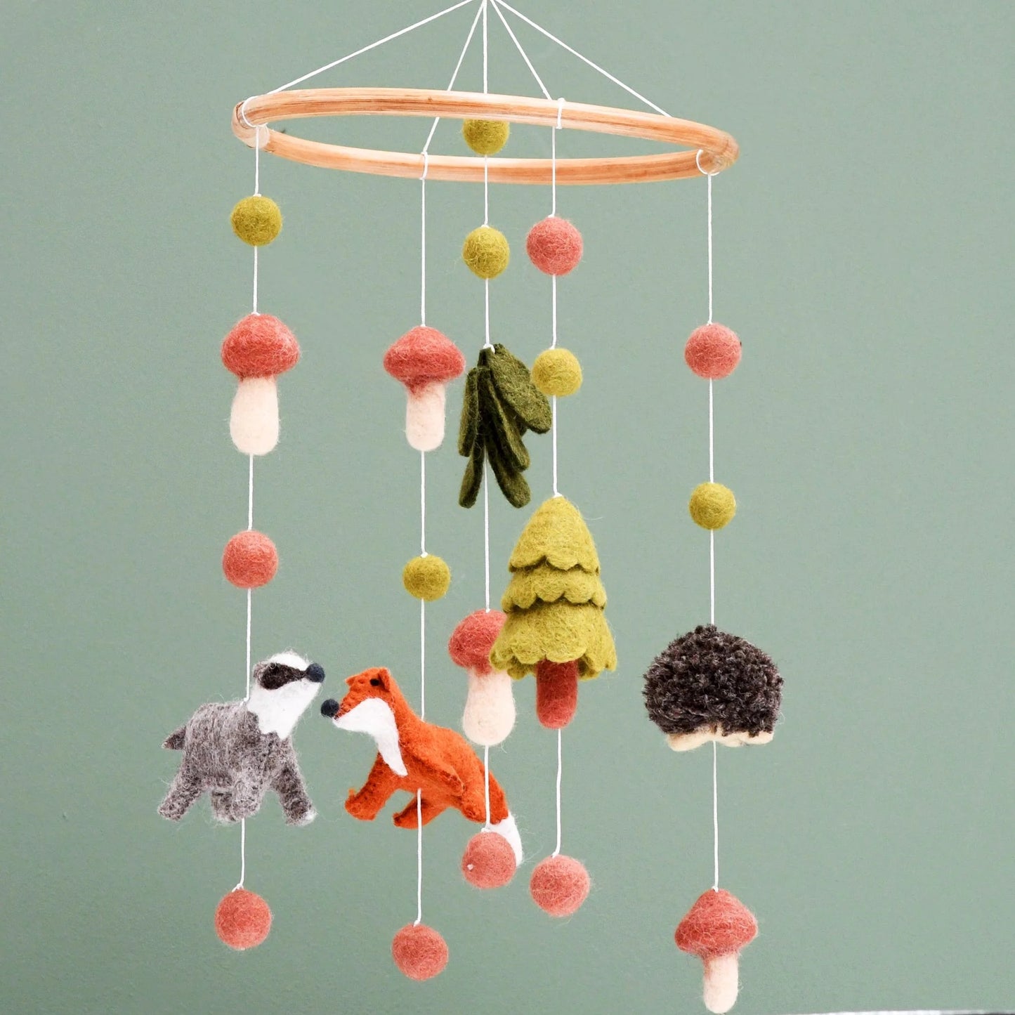 Nursery Cot Mobile / Woodland Animals