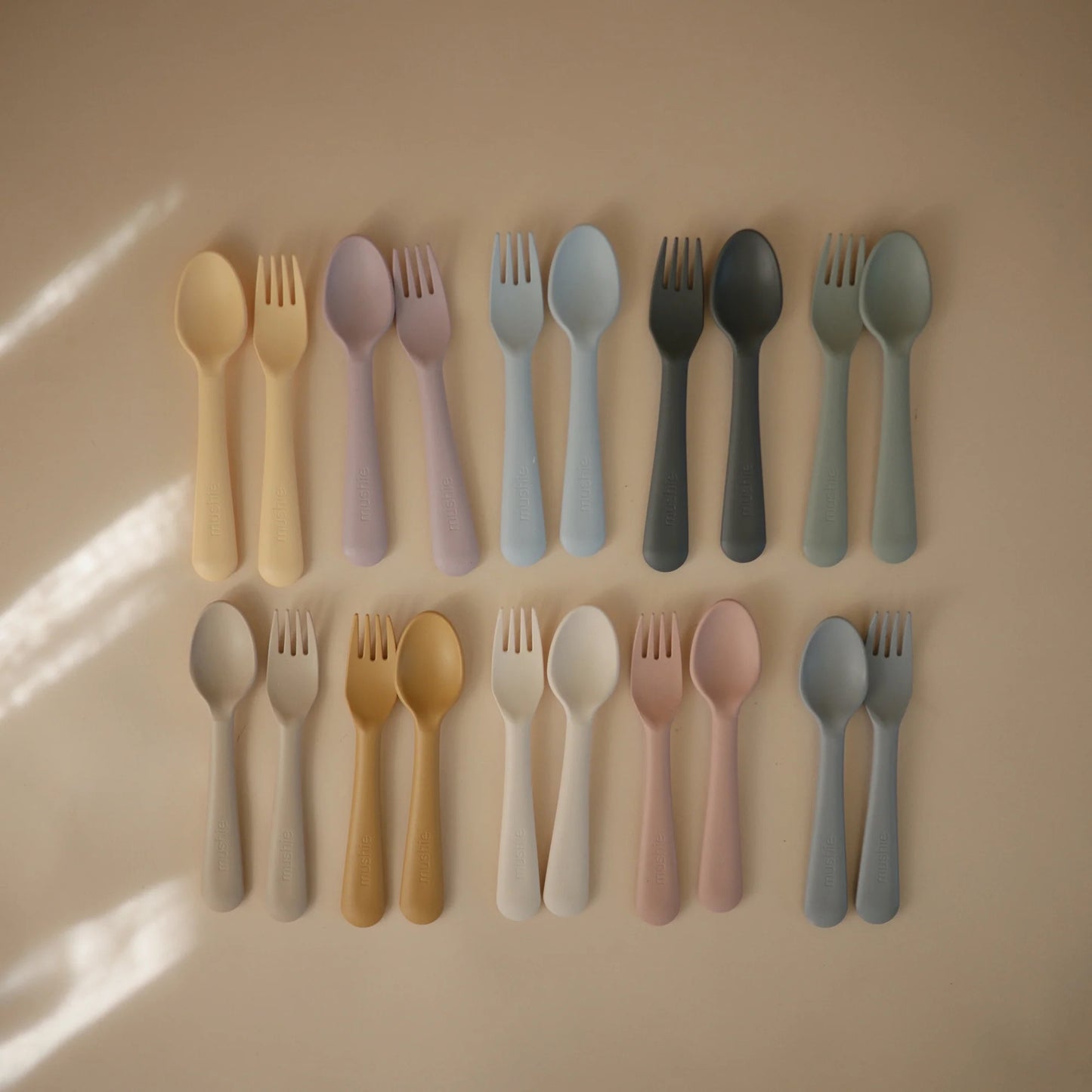 Fork & Spoon Set / Lilac