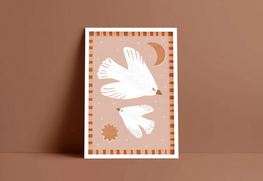 Flying High Bird Art Print