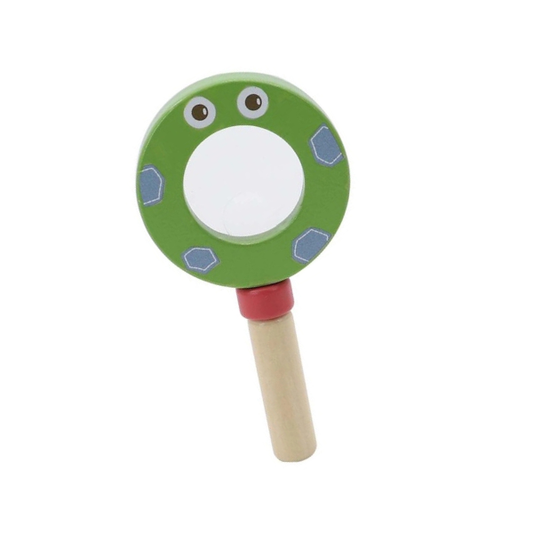 Wooden Magnifying Glass / Frog