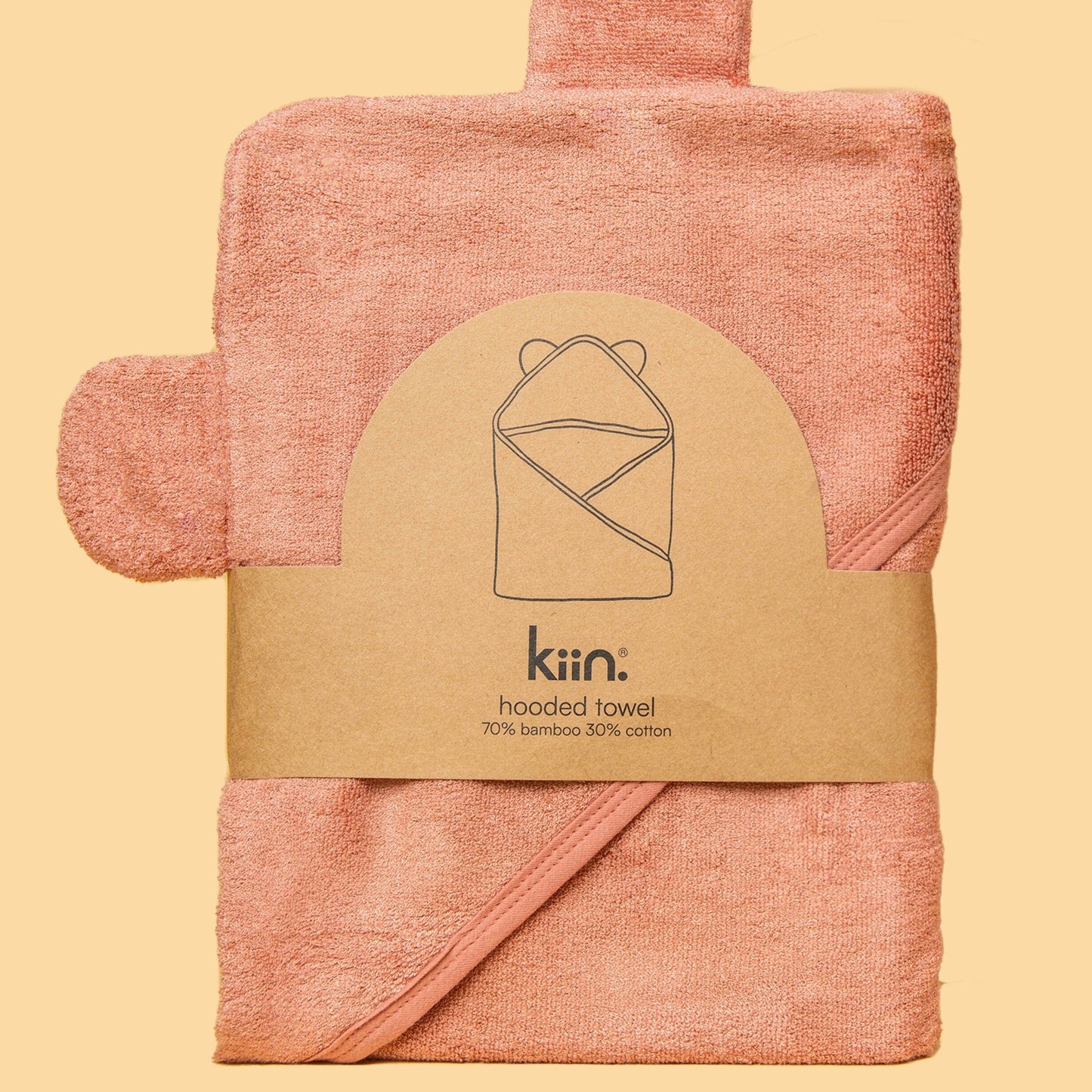 Hooded Towel / Blush