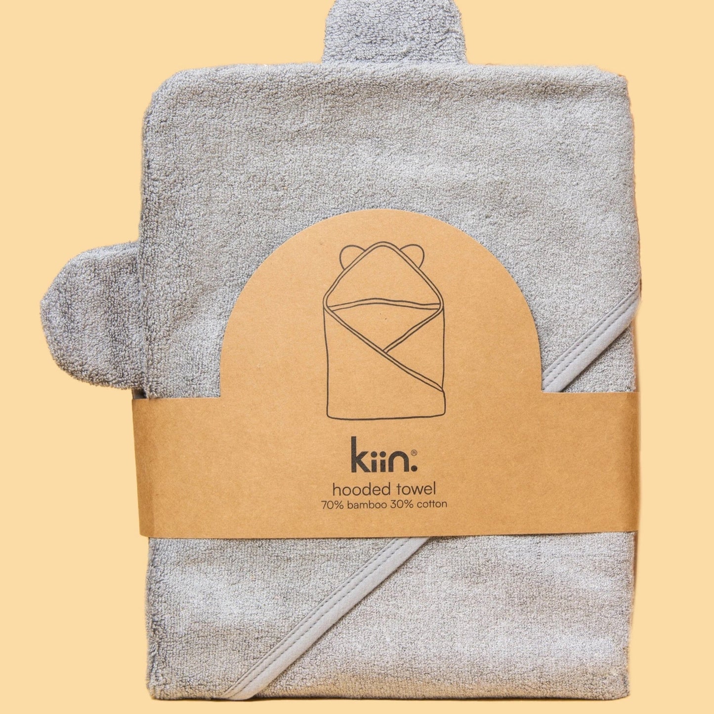 Hooded Towel / Dusty Blue