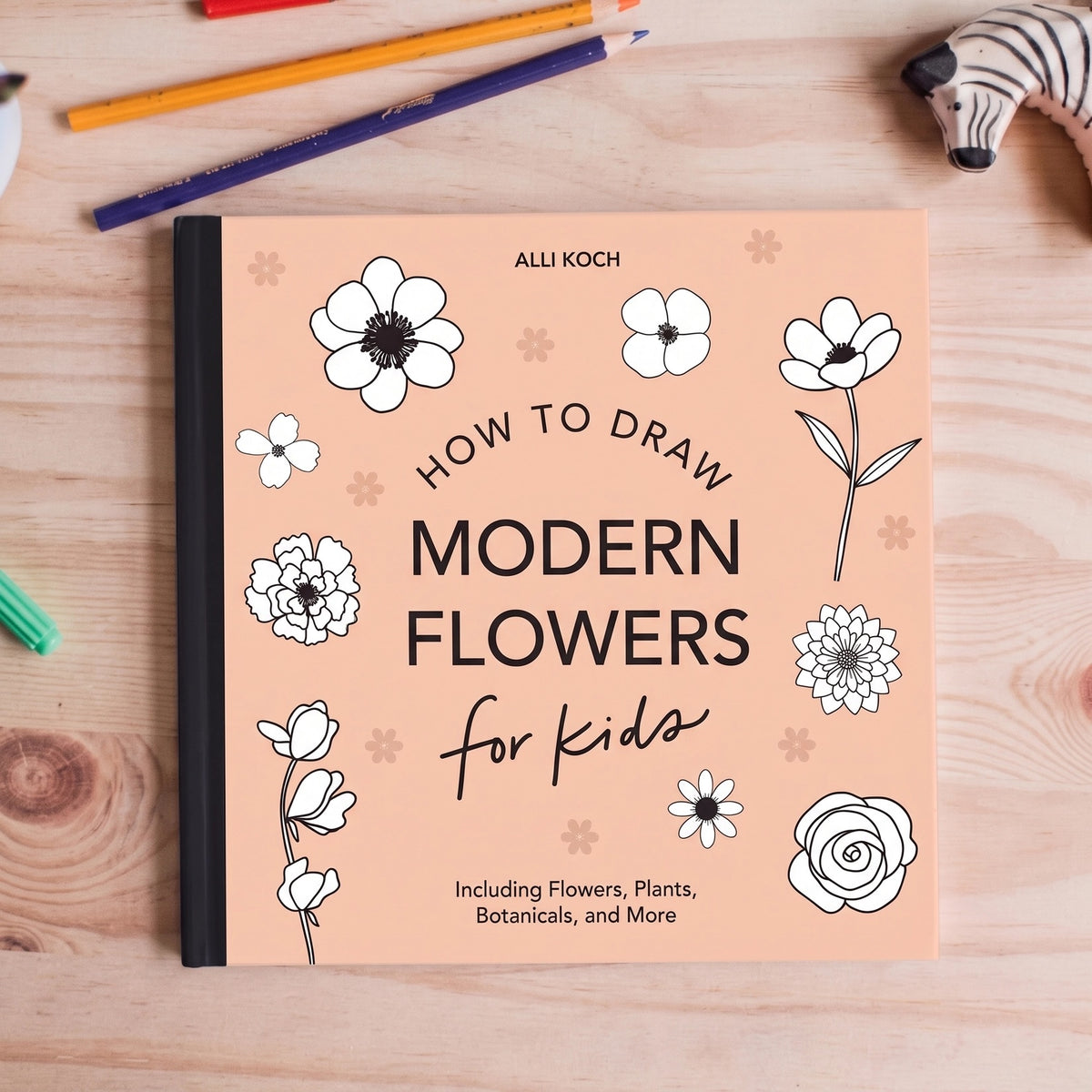 How to Draw Art Book / Modern Flowers