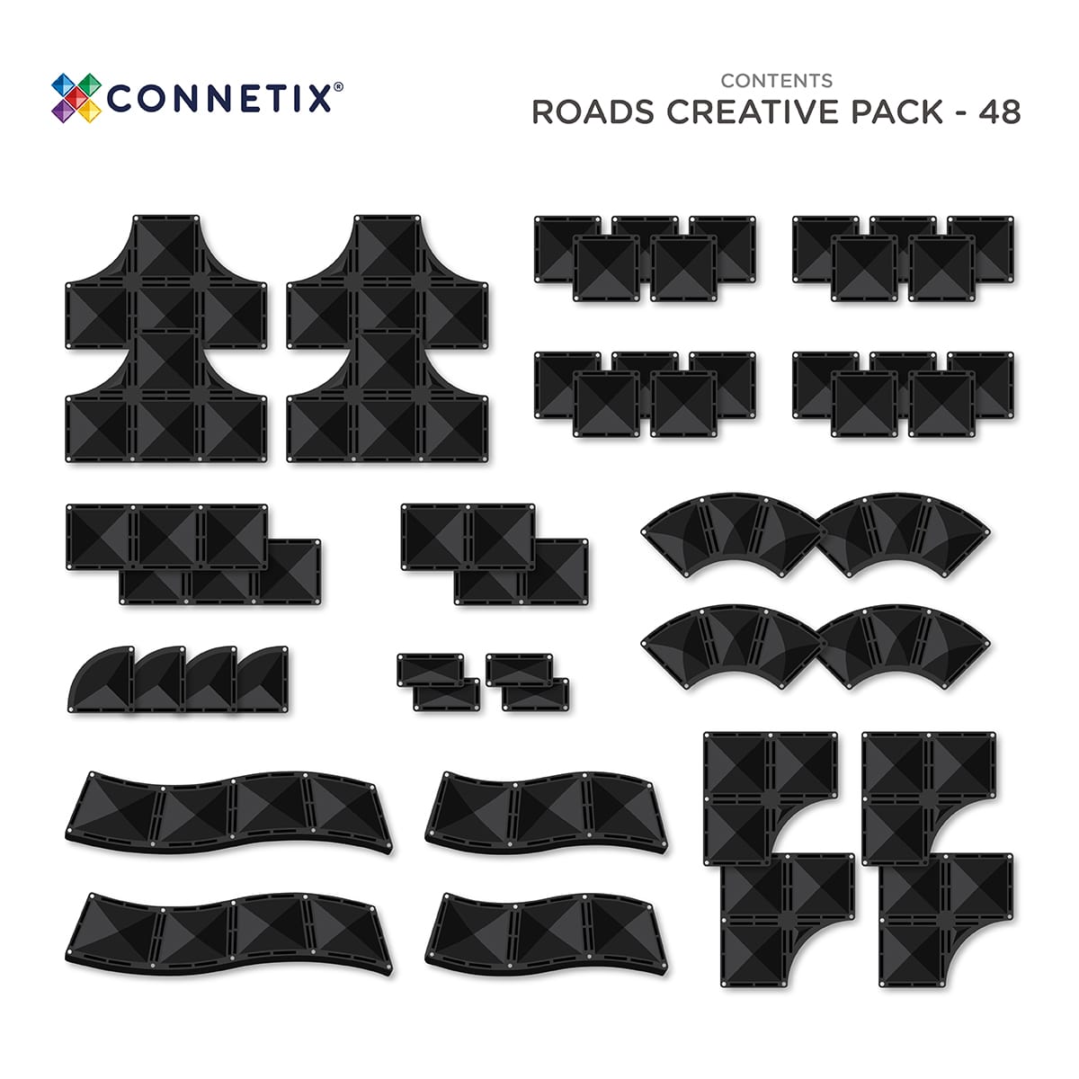 Roads Creative Pack 48pc