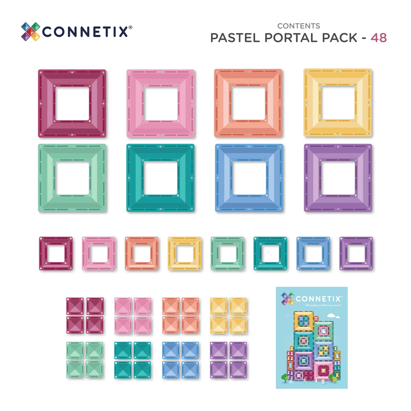 Pastel Portal Pack 48pc