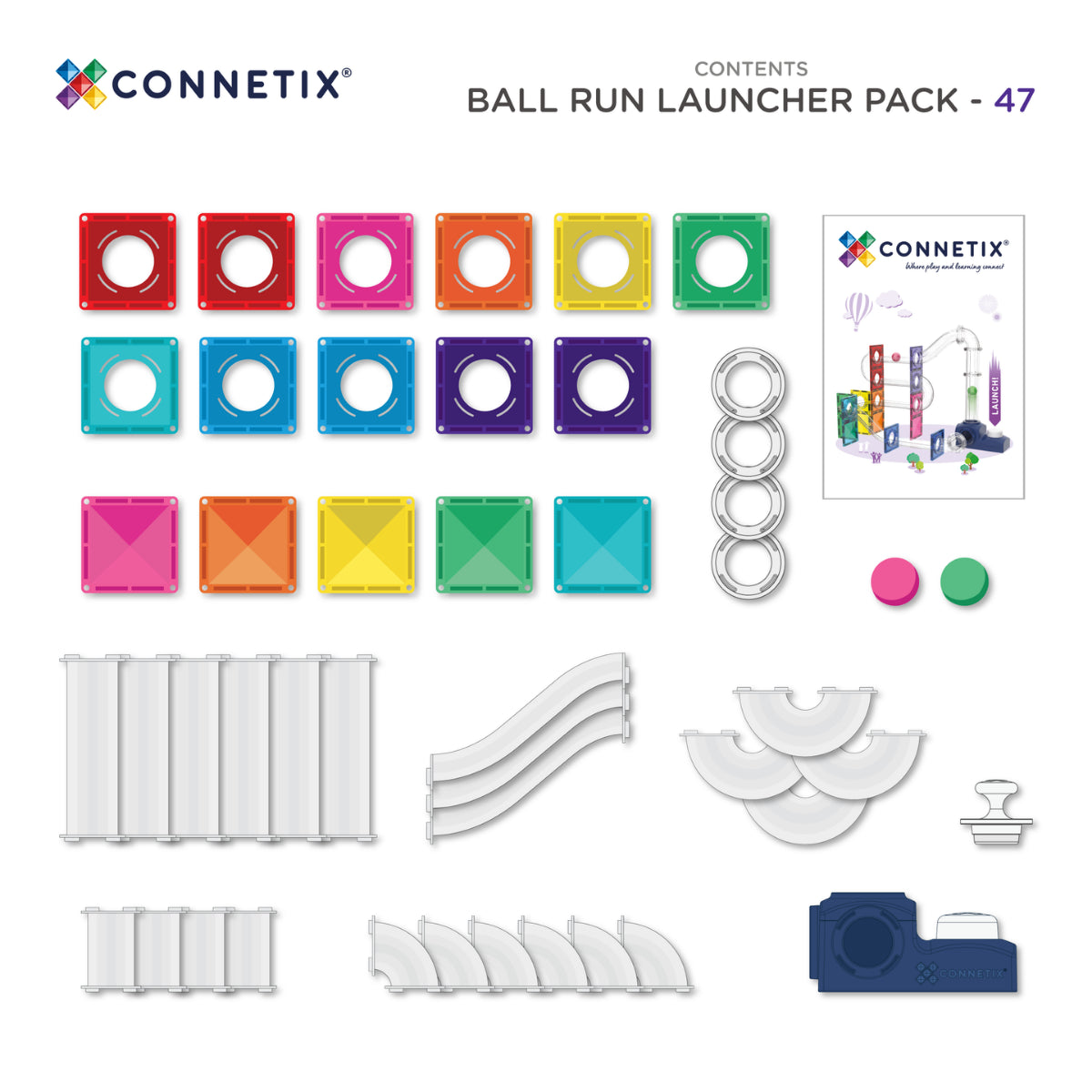 Ball Run Launcher Pack 47pc