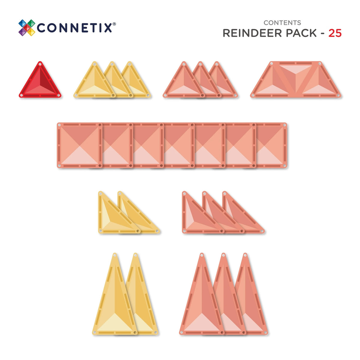 Christmas Reindeer Pack 25pc