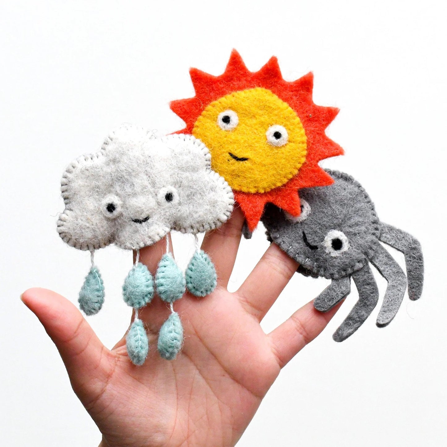 Incy Wincy Spider Finger Puppet Set