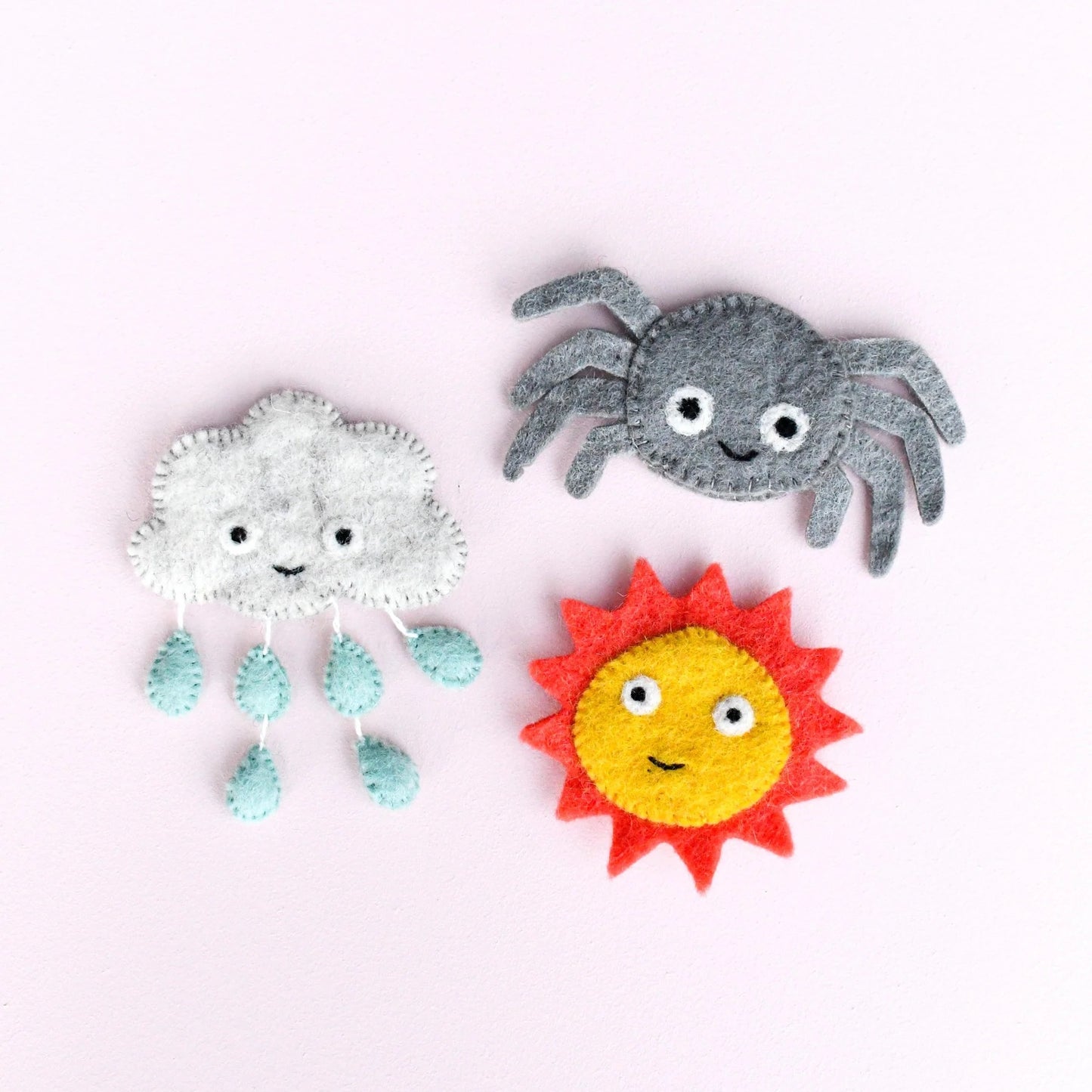 Incy Wincy Spider Finger Puppet Set