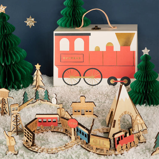 Wooden Train Advent Calendar