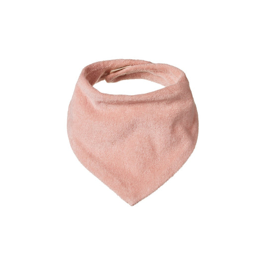 Terry Triangle Bib / Rose Bud