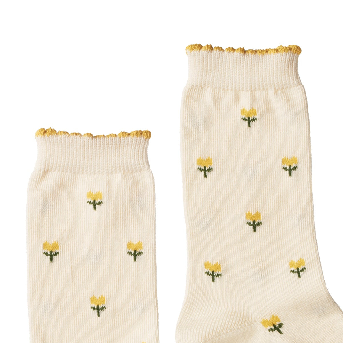Organic Cotton Socks / Tulip Print