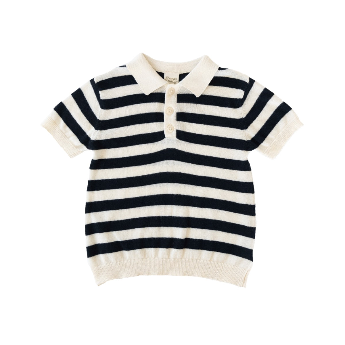Stevie Polo / Navy Bold Stripe