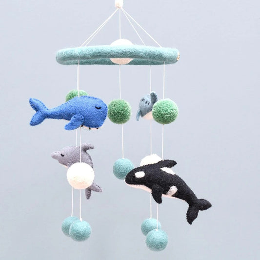 Baby Cot Mobile / Ocean Marine Mammals