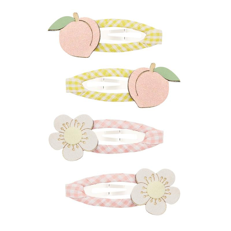 Peach Blossom Clips