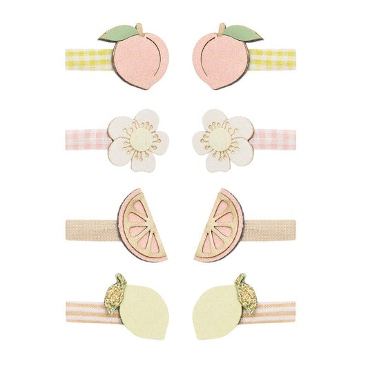 Peachy Citrus Mini Clips