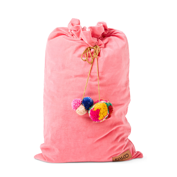 Pink Lemonade Velvet Santa Sack